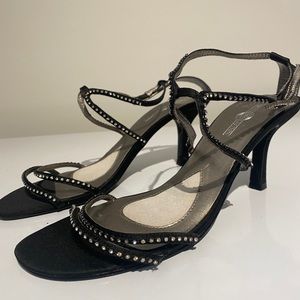 90s Crystal Strappy Heels
